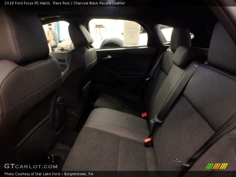 Race Red / Charcoal Black Recaro Leather 2018 Ford Focus RS Hatch