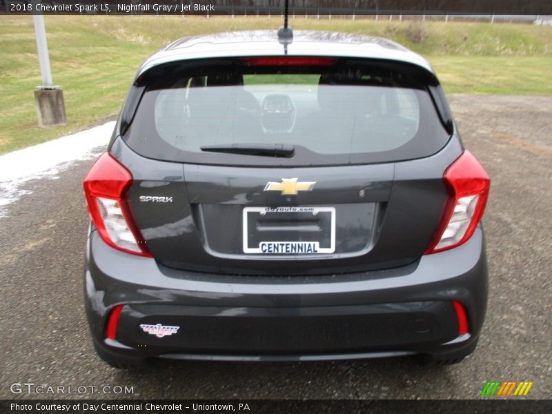 Nightfall Gray / Jet Black 2018 Chevrolet Spark LS