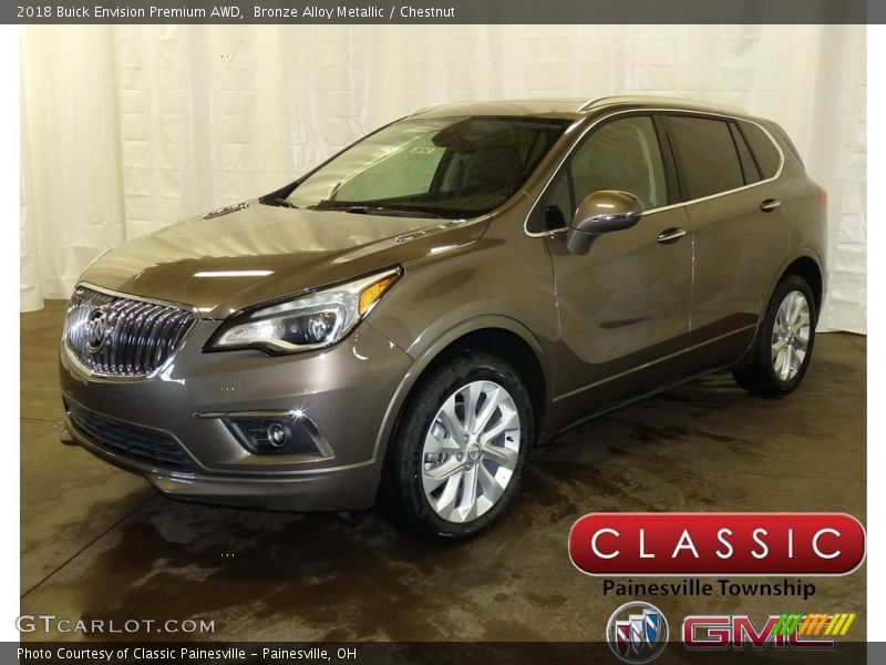 Bronze Alloy Metallic / Chestnut 2018 Buick Envision Premium AWD
