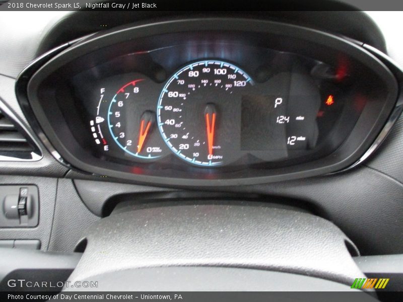Nightfall Gray / Jet Black 2018 Chevrolet Spark LS