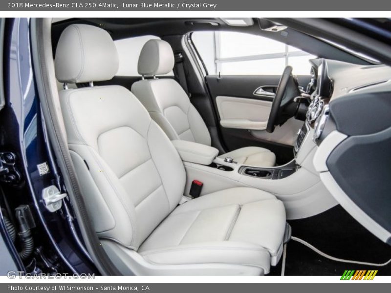Lunar Blue Metallic / Crystal Grey 2018 Mercedes-Benz GLA 250 4Matic