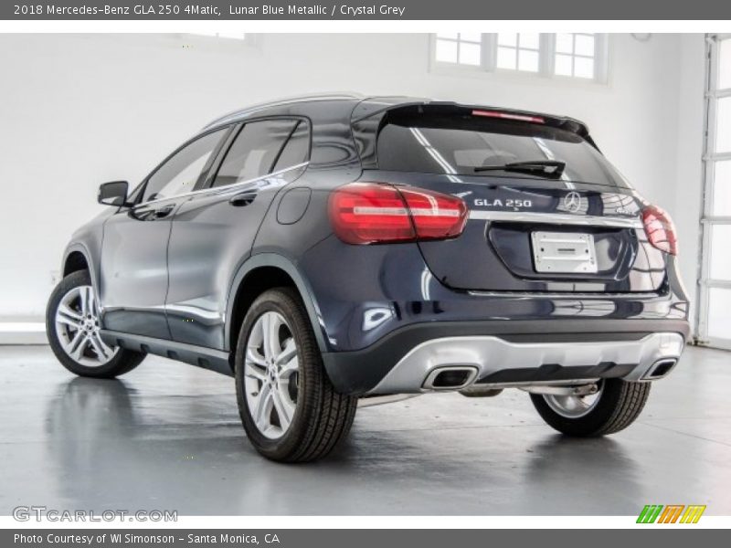 Lunar Blue Metallic / Crystal Grey 2018 Mercedes-Benz GLA 250 4Matic