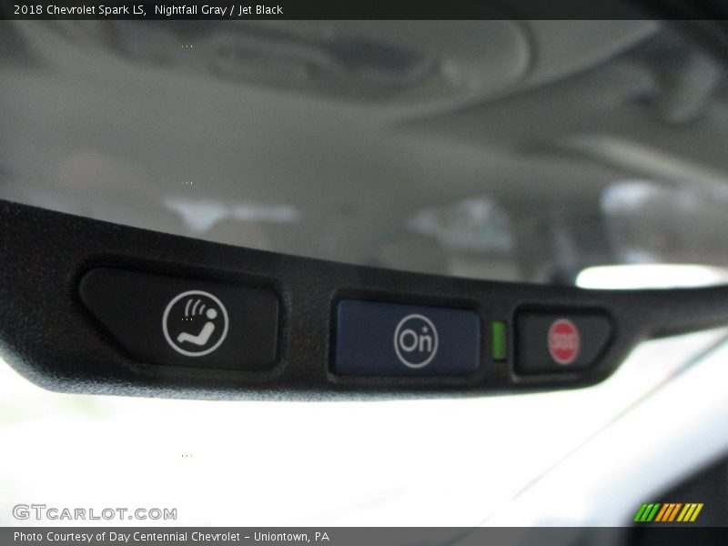 Nightfall Gray / Jet Black 2018 Chevrolet Spark LS