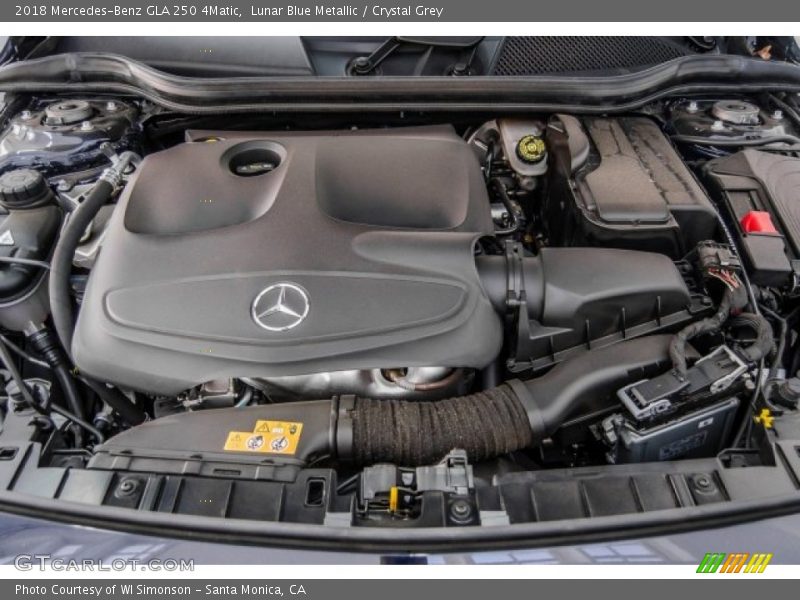 Lunar Blue Metallic / Crystal Grey 2018 Mercedes-Benz GLA 250 4Matic
