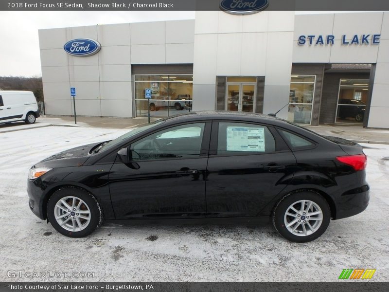 Shadow Black / Charcoal Black 2018 Ford Focus SE Sedan