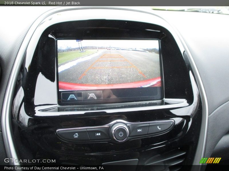 Red Hot / Jet Black 2018 Chevrolet Spark LS