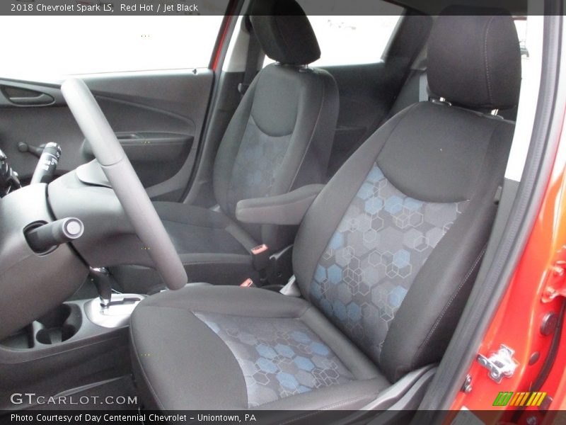 Red Hot / Jet Black 2018 Chevrolet Spark LS