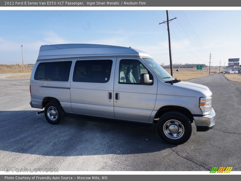 Ingot Silver Metallic / Medium Flint 2011 Ford E Series Van E350 XLT Passenger