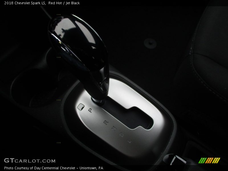 Red Hot / Jet Black 2018 Chevrolet Spark LS