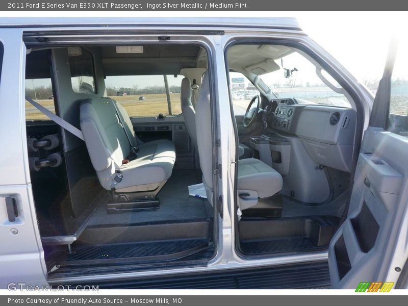 Ingot Silver Metallic / Medium Flint 2011 Ford E Series Van E350 XLT Passenger