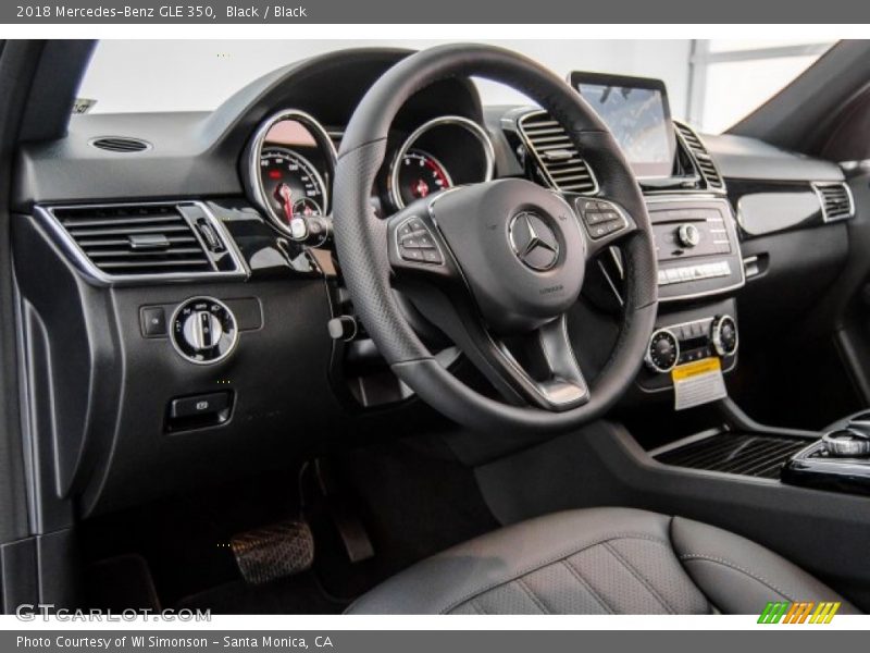 Black / Black 2018 Mercedes-Benz GLE 350