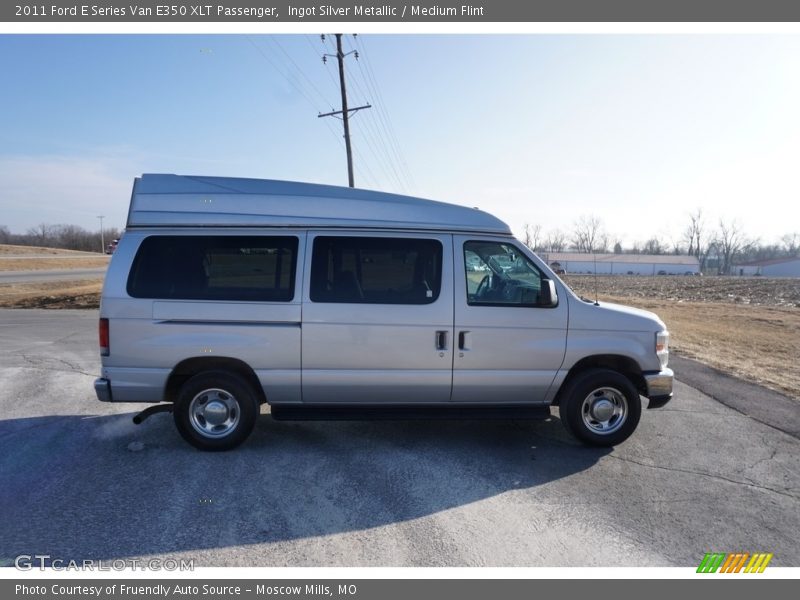 Ingot Silver Metallic / Medium Flint 2011 Ford E Series Van E350 XLT Passenger