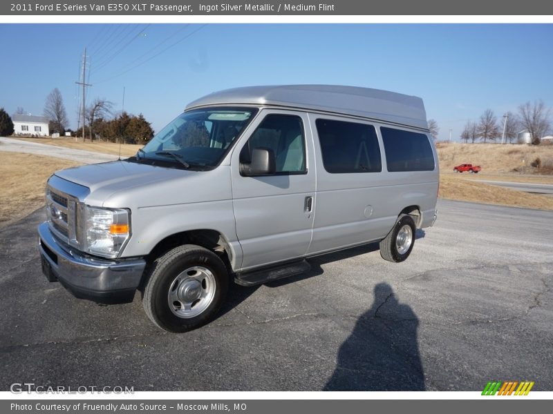 Ingot Silver Metallic / Medium Flint 2011 Ford E Series Van E350 XLT Passenger