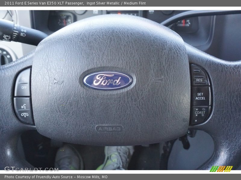Ingot Silver Metallic / Medium Flint 2011 Ford E Series Van E350 XLT Passenger