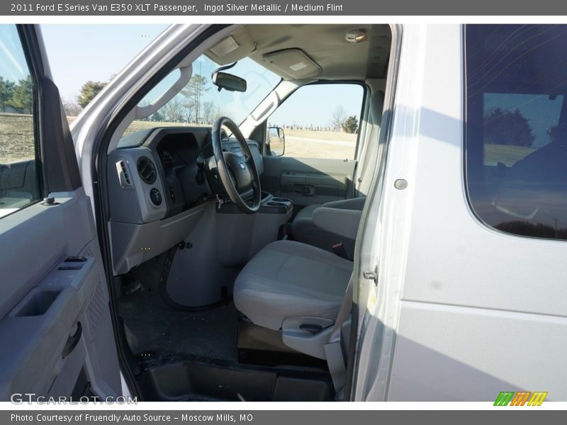 Ingot Silver Metallic / Medium Flint 2011 Ford E Series Van E350 XLT Passenger
