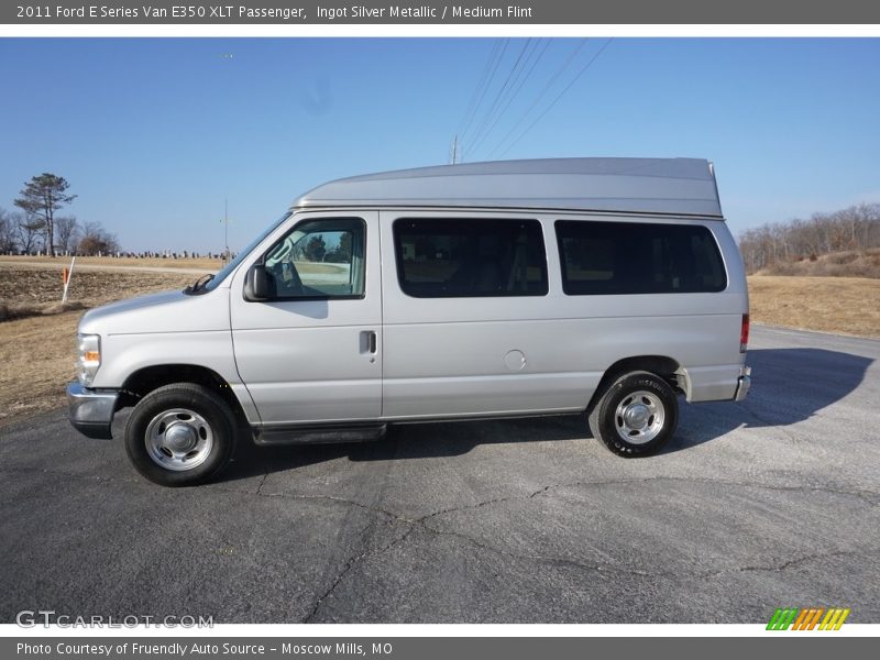 Ingot Silver Metallic / Medium Flint 2011 Ford E Series Van E350 XLT Passenger
