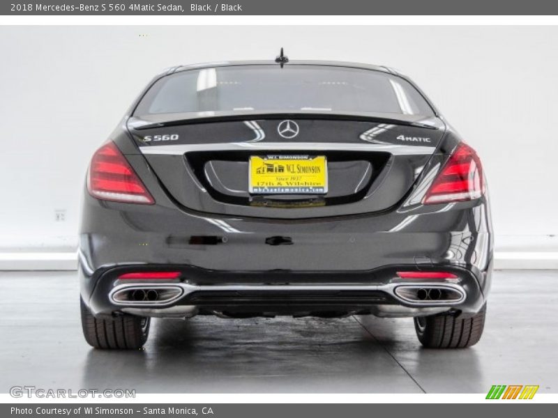 Black / Black 2018 Mercedes-Benz S 560 4Matic Sedan