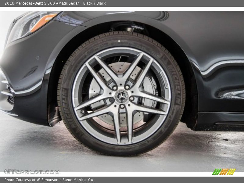 Black / Black 2018 Mercedes-Benz S 560 4Matic Sedan