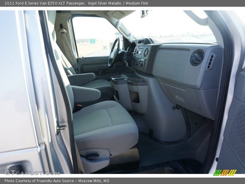 Ingot Silver Metallic / Medium Flint 2011 Ford E Series Van E350 XLT Passenger