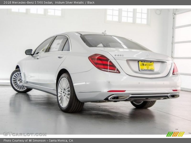 Iridium Silver Metallic / Black 2018 Mercedes-Benz S 560 Sedan