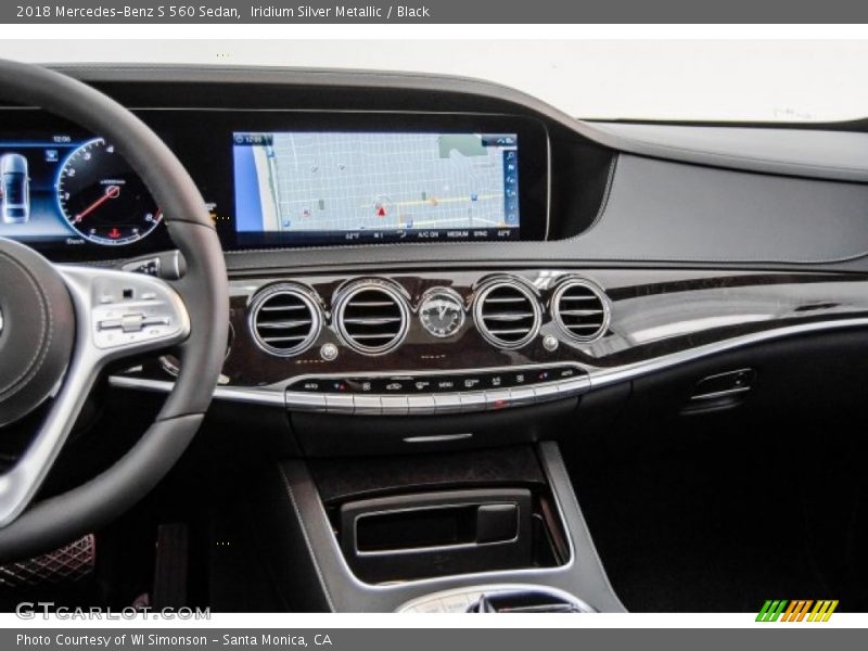 Iridium Silver Metallic / Black 2018 Mercedes-Benz S 560 Sedan