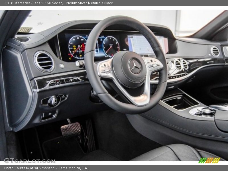 Iridium Silver Metallic / Black 2018 Mercedes-Benz S 560 Sedan