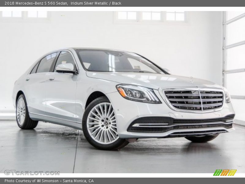 Iridium Silver Metallic / Black 2018 Mercedes-Benz S 560 Sedan