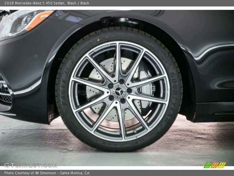 Black / Black 2018 Mercedes-Benz S 450 Sedan