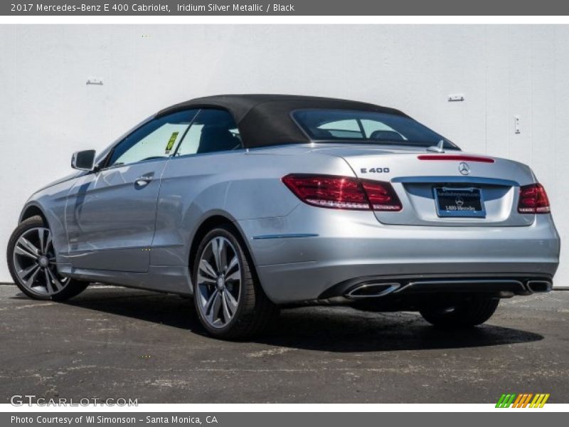 Iridium Silver Metallic / Black 2017 Mercedes-Benz E 400 Cabriolet