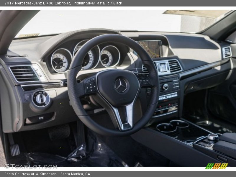 Iridium Silver Metallic / Black 2017 Mercedes-Benz E 400 Cabriolet