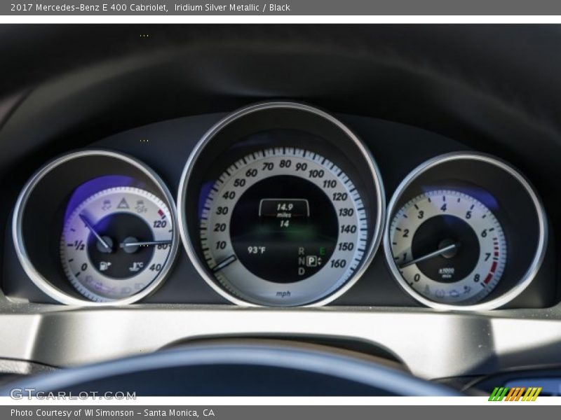 Iridium Silver Metallic / Black 2017 Mercedes-Benz E 400 Cabriolet