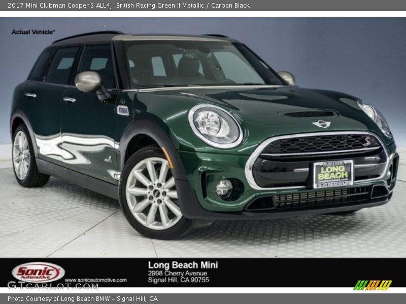 British Racing Green II Metallic / Carbon Black 2017 Mini Clubman Cooper S ALL4