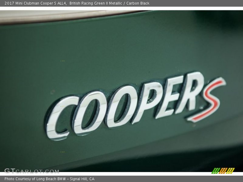 British Racing Green II Metallic / Carbon Black 2017 Mini Clubman Cooper S ALL4