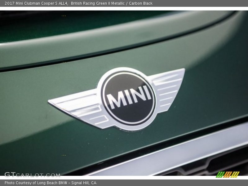 British Racing Green II Metallic / Carbon Black 2017 Mini Clubman Cooper S ALL4