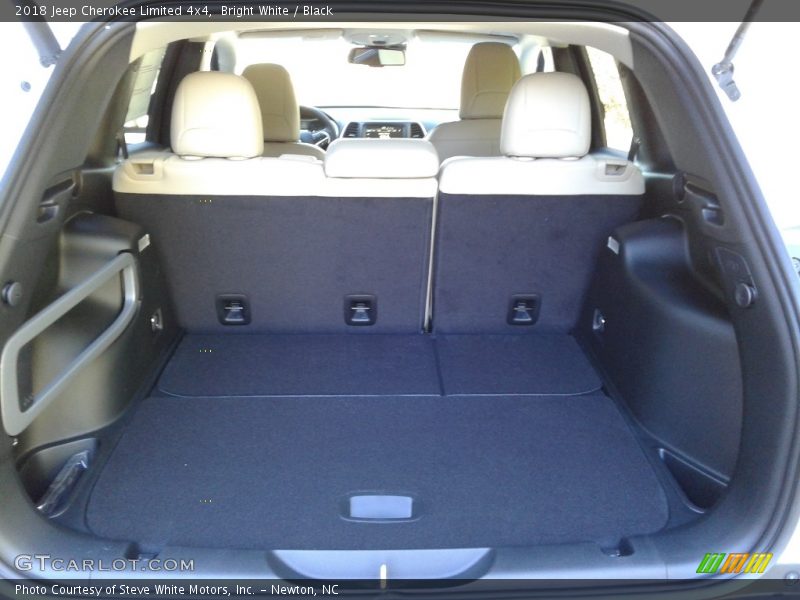 Bright White / Black 2018 Jeep Cherokee Limited 4x4