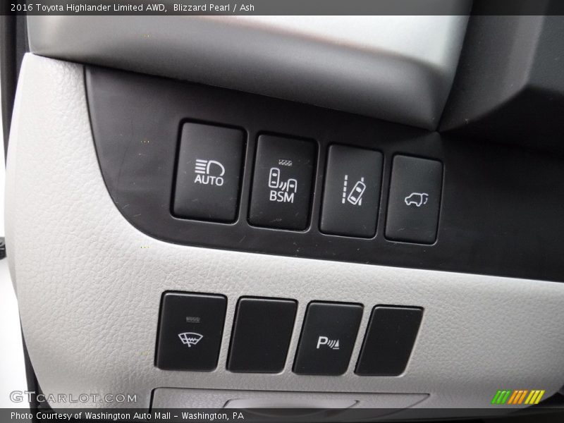 Blizzard Pearl / Ash 2016 Toyota Highlander Limited AWD