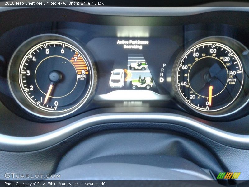 Bright White / Black 2018 Jeep Cherokee Limited 4x4