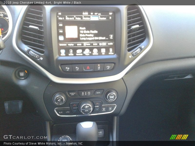 Bright White / Black 2018 Jeep Cherokee Limited 4x4