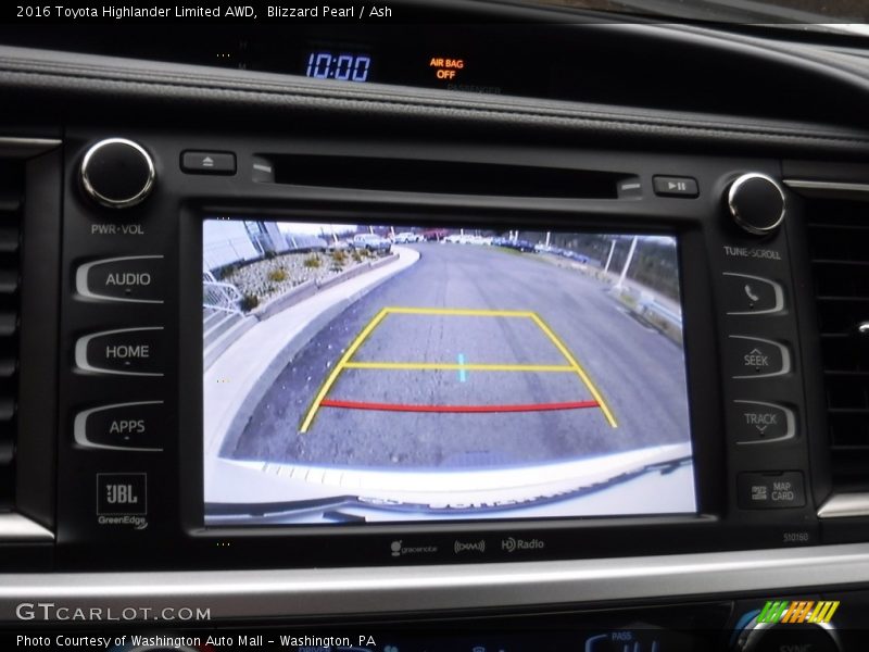 Blizzard Pearl / Ash 2016 Toyota Highlander Limited AWD