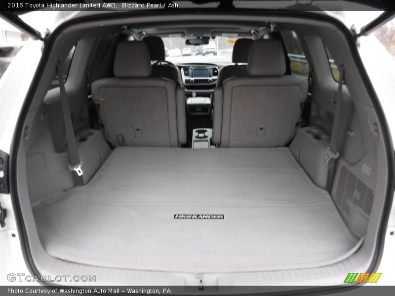 Blizzard Pearl / Ash 2016 Toyota Highlander Limited AWD