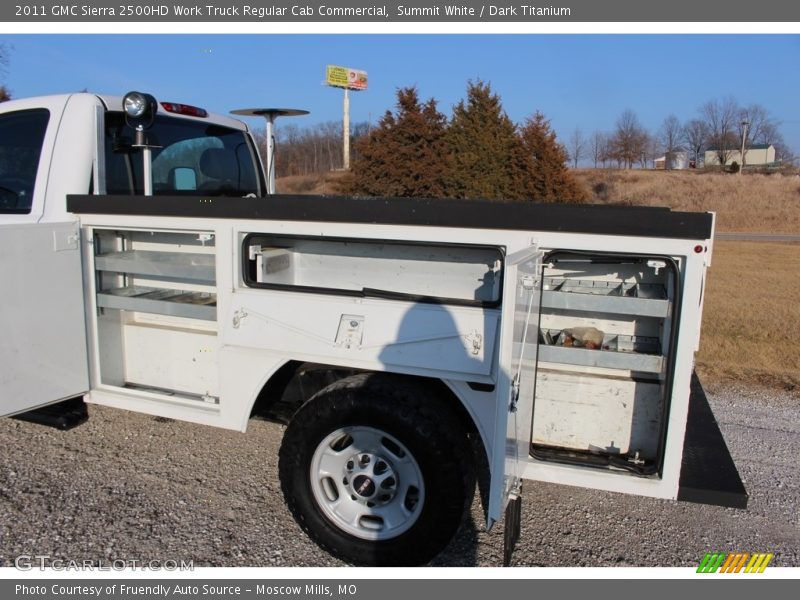 Summit White / Dark Titanium 2011 GMC Sierra 2500HD Work Truck Regular Cab Commercial