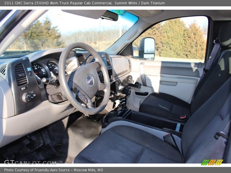 Summit White / Dark Titanium 2011 GMC Sierra 2500HD Work Truck Regular Cab Commercial