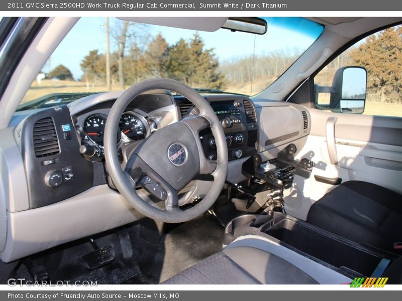 Summit White / Dark Titanium 2011 GMC Sierra 2500HD Work Truck Regular Cab Commercial
