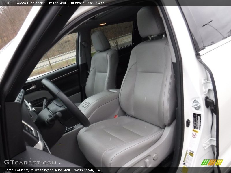 Blizzard Pearl / Ash 2016 Toyota Highlander Limited AWD