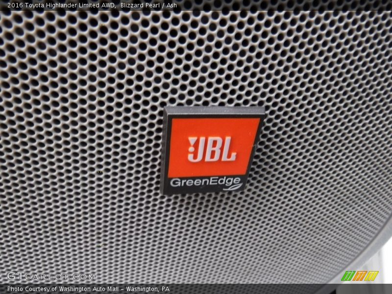Blizzard Pearl / Ash 2016 Toyota Highlander Limited AWD