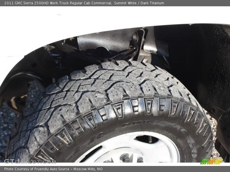 Summit White / Dark Titanium 2011 GMC Sierra 2500HD Work Truck Regular Cab Commercial
