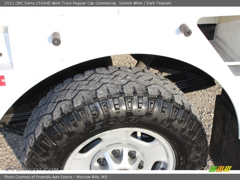 Summit White / Dark Titanium 2011 GMC Sierra 2500HD Work Truck Regular Cab Commercial