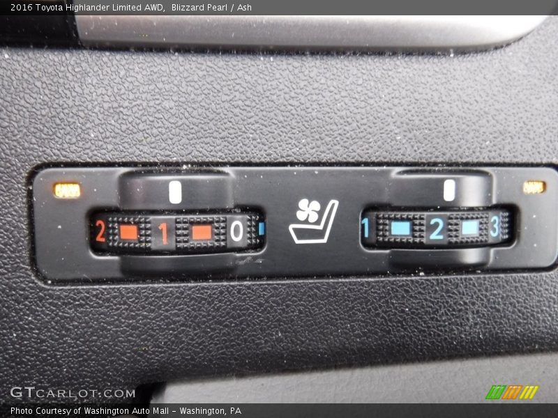 Blizzard Pearl / Ash 2016 Toyota Highlander Limited AWD