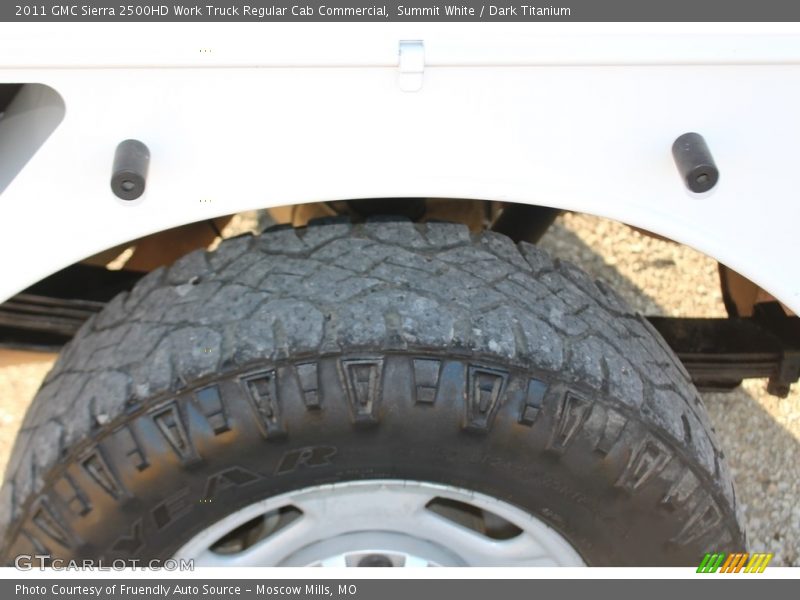 Summit White / Dark Titanium 2011 GMC Sierra 2500HD Work Truck Regular Cab Commercial