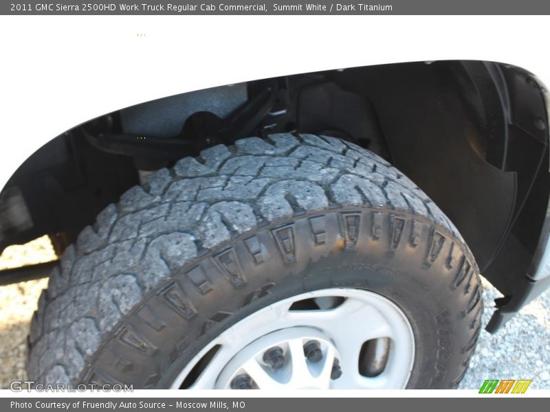 Summit White / Dark Titanium 2011 GMC Sierra 2500HD Work Truck Regular Cab Commercial